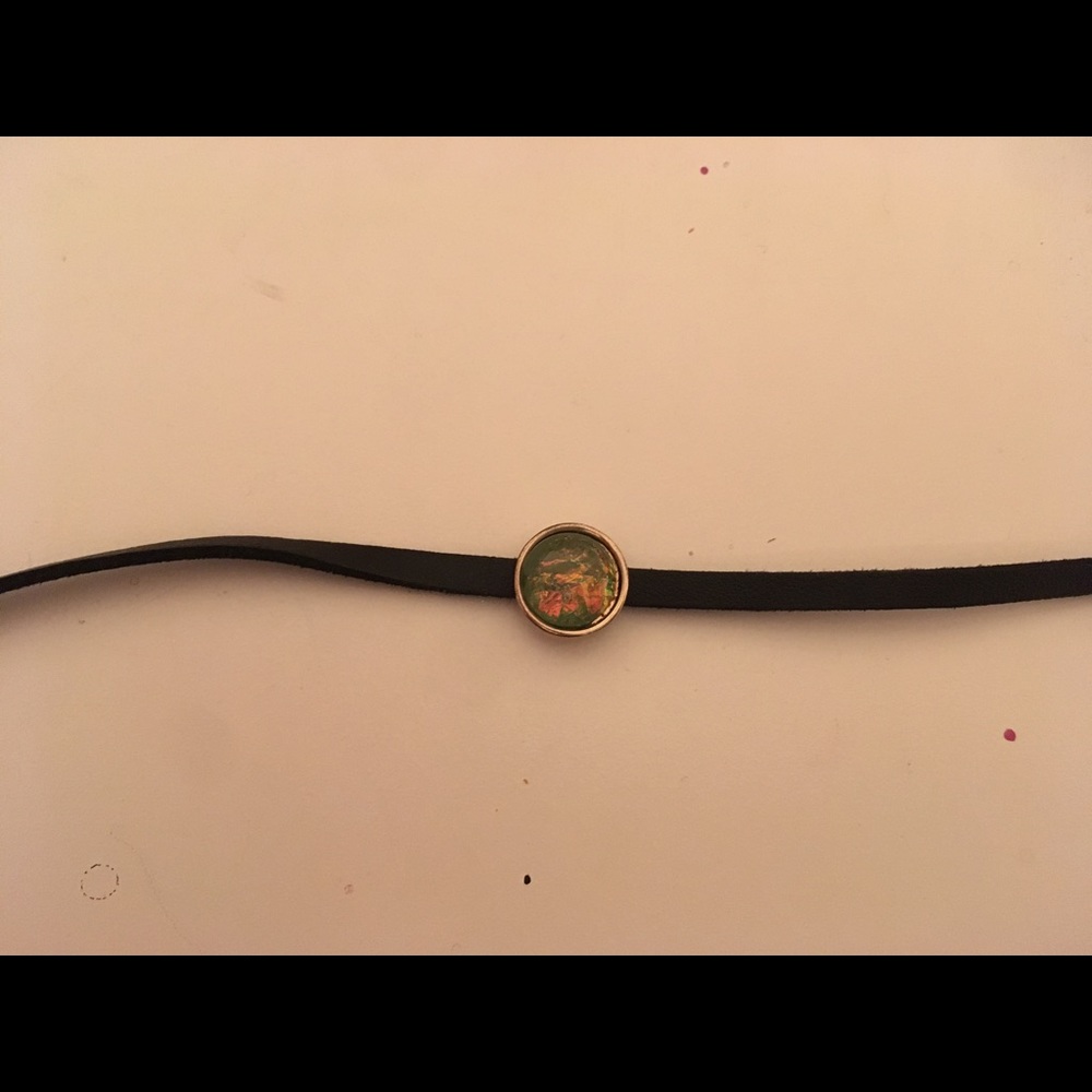 Faux Opal Choker